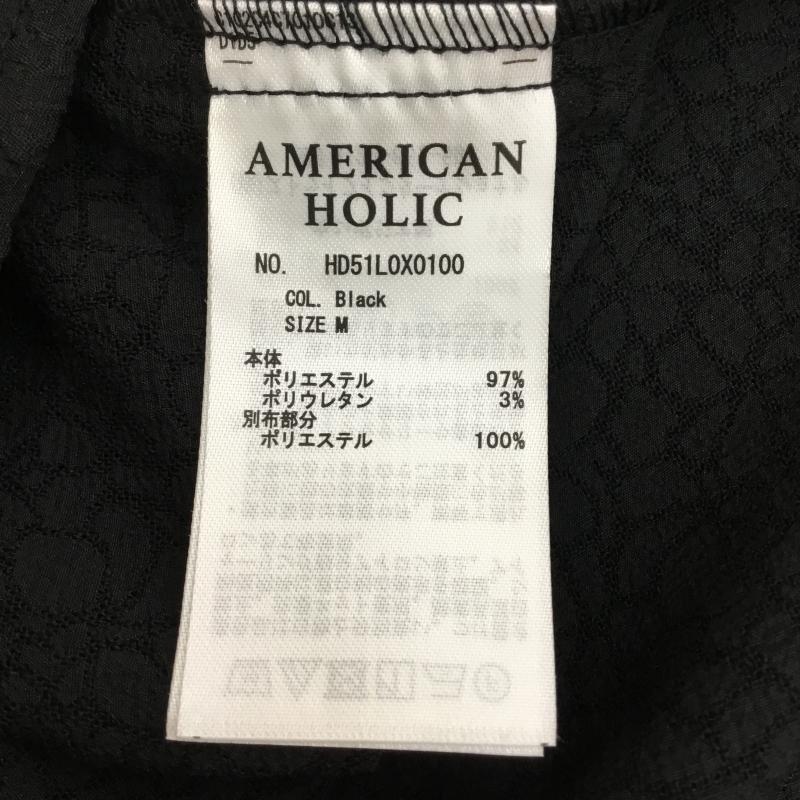 アメリカンホリック AMERICAN HOLIC ベスト ベスト M 無地 黒 / ブラック /  レディース USED 古着 中古 10137605
