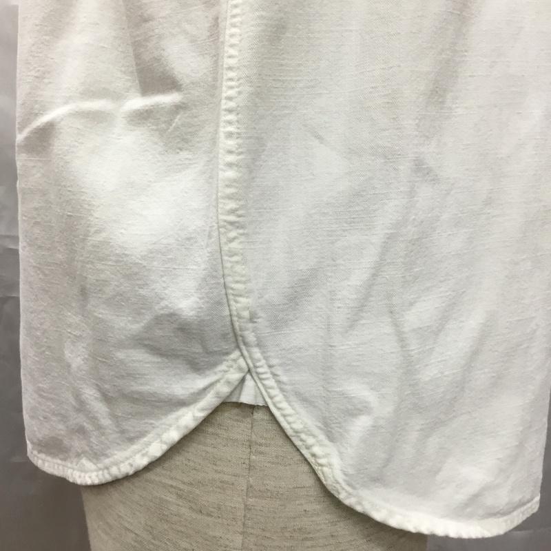 ジェラード JELADO シャツ、ブラウス 長袖 L 無地 白 / ホワイト /  メンズ USED 古着 中古 10114796