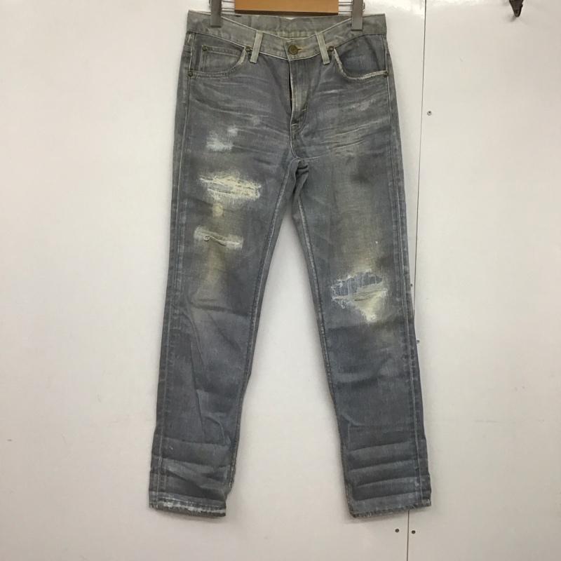 リー Lee パンツ デニム、ジーンズ ll9401 ジーパン ボトム スリムパンツ ストレッチパンツ S ダメージ加工 マルチカラー / マルチカラー /  メンズ USED 古着 中古 10143694