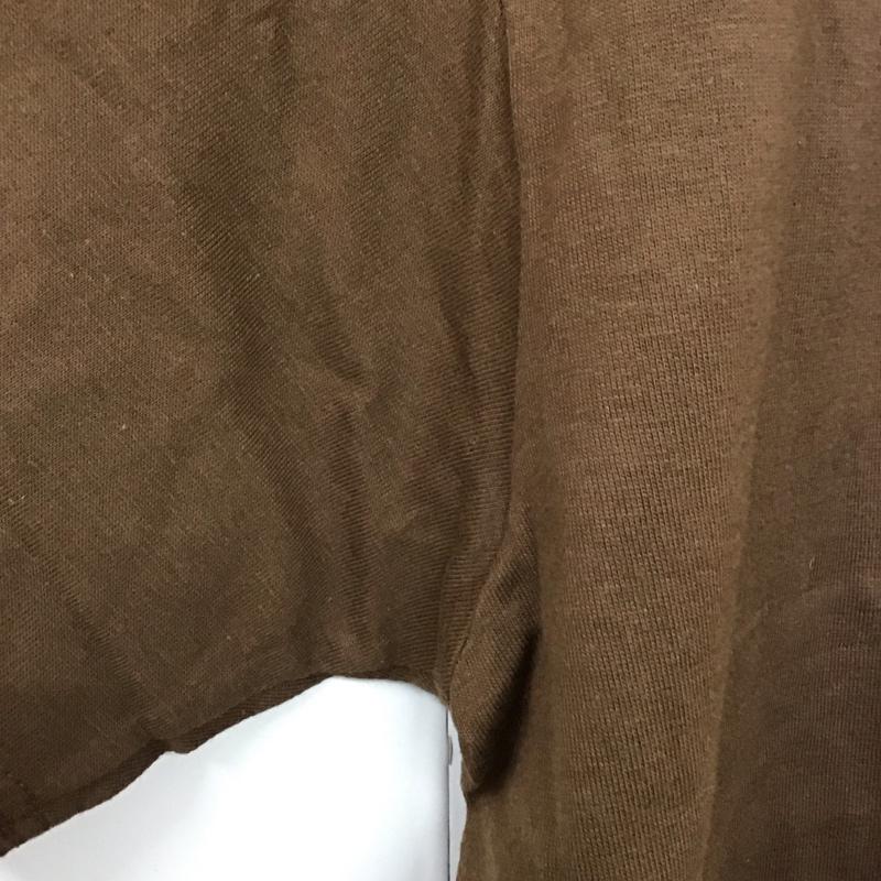 エロスティカ EROSTiKA Tシャツ 半袖 クルーネック コットン XL プリント 茶 / ブラウン /  メンズ USED 古着 中古 10123379