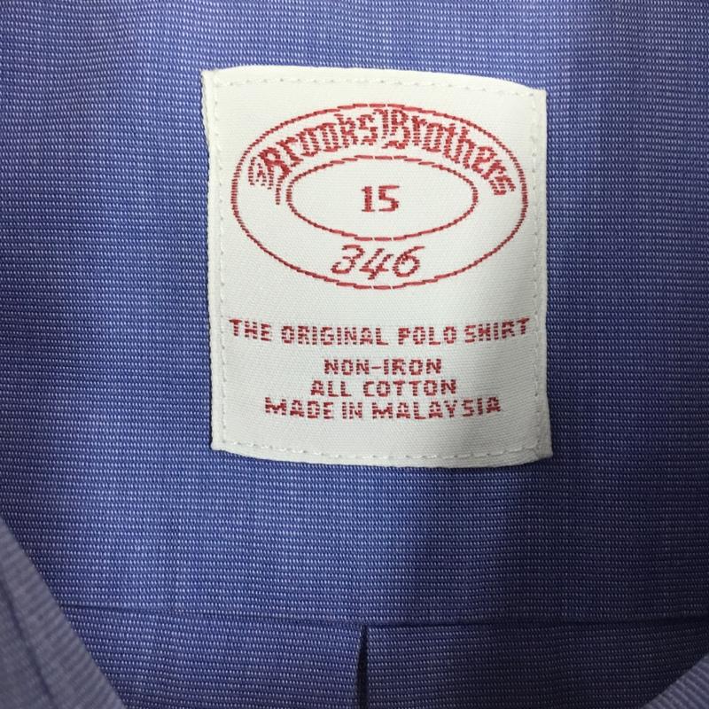 ブルックスブラザーズ BROOKS BROTHERS シャツ、ブラウス 半袖 無地 水色 / ライトブルー /  メンズ USED 古着 中古 10110613