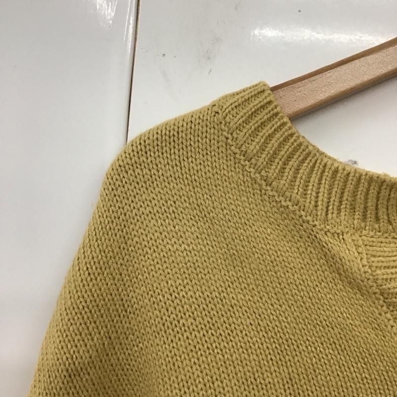 サマンサモスモス Samansa Mos2 ニット、セーター 長袖 cpf-1608021 FREE 無地 黄 / イエロー /  レディース USED 古着 中古 10120179