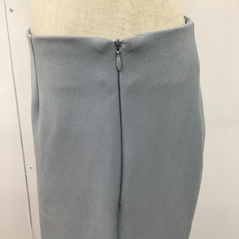 ザラベーシック ZARA BASIC パンツ スラックス スラックスパンツ ワイドパンツ カジュアルパンツ M 無地 水色 / ライトブルー /  レディース USED 古着 中古 10122537