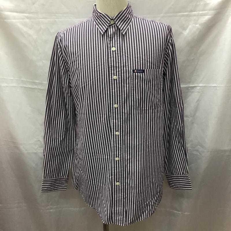 チャップス CHAPS シャツ、ブラウス 長袖 長袖シャツ カラーシャツ ポケットシャツ 長袖カットソー ストライプシャツ S ストライプ マルチカラー / マルチカラー /  メンズ USED 古着 中古 10113294