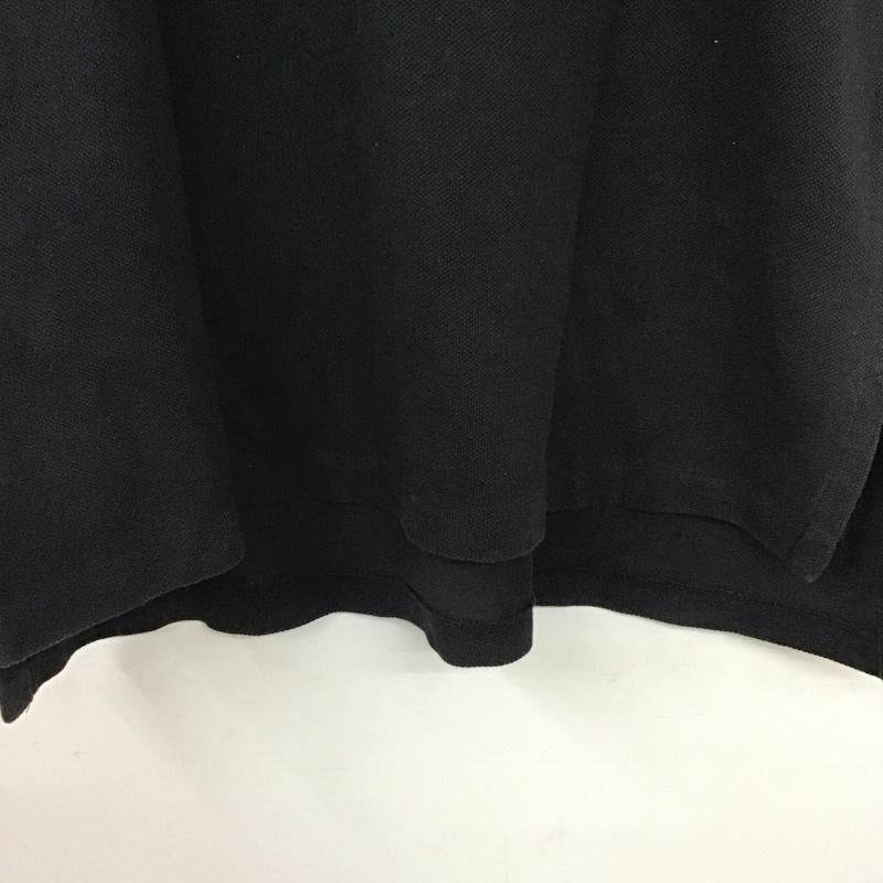 ポロバイラルフローレン Polo by RALPH LAUREN ポロシャツ 半袖 半袖ポロシャツ カラーシャツ 半袖カットソー M ロゴ、文字 黒 / ブラック /  メンズ USED 古着 中古 10136206