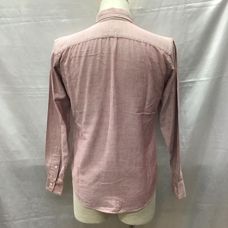 ラルフローレン RALPHLAUREN シャツ、ブラウス 長袖 ボタンダウン コットン SLIM FIT 4 ワンポイント えんじ / ワインレッド /  メンズ USED 古着 中古 10118377