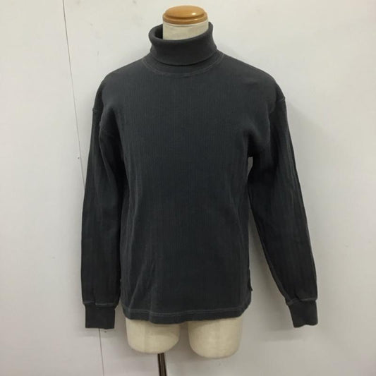クッシュマン CUSHMAN カットソー 長袖 長袖カットソー タートルネックカットソー L ストライプ 灰 / グレー /  メンズ USED 古着 中古 10127659