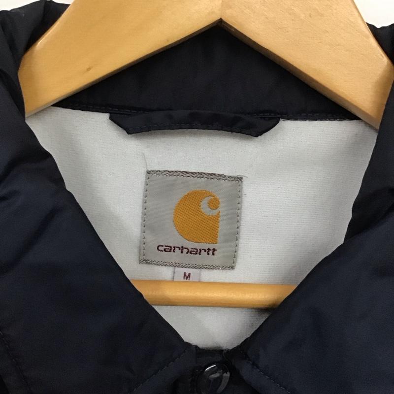 カーハート Carhartt ジャケット、上着 ジャケット、ブレザー ナイロンジャケット カジュアルジャケット アウター M ロゴ、文字 紺 / ネイビー /  メンズ USED 古着 中古 10132635