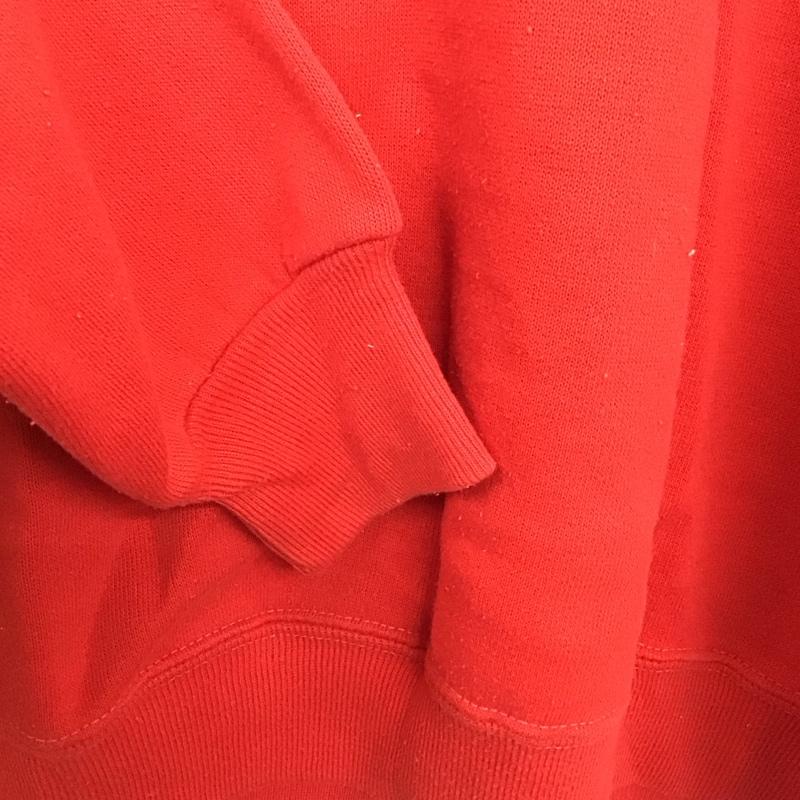 クレイジーシャツ crazy shirts トレーナー 長袖 長袖トレーナー スウェット クルーネック プルオーバー XL プリント 赤 / レッド /  メンズ USED 古着 中古 10142367