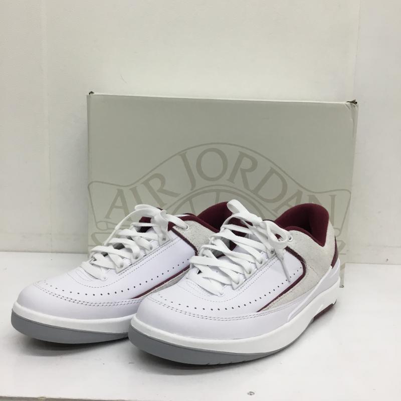 ナイキ NIKE スニーカー スニーカー AIR JORDAN 2 RETRO LOW DV9956-103 27.0cm ロゴ、文字 白 / ホワイト / X 赤 / レッド /  メンズ USED 古着 中古 10122375