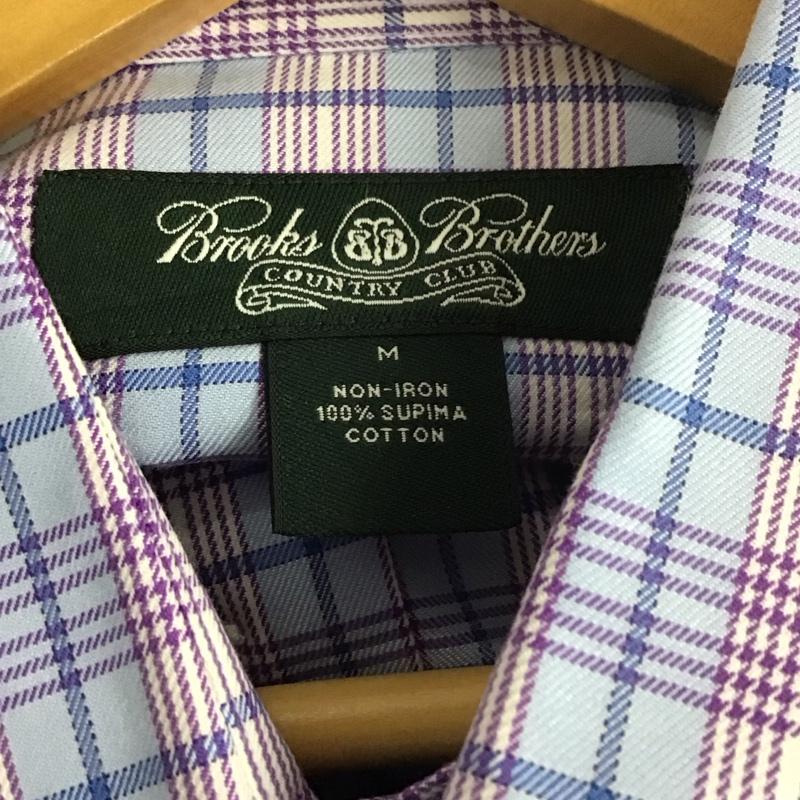 ブルックスブラザーズ BROOKS BROTHERS シャツ、ブラウス 長袖 ボタンダウンシャツ M チェック マルチカラー / マルチカラー /  メンズ USED 古着 中古 10131433