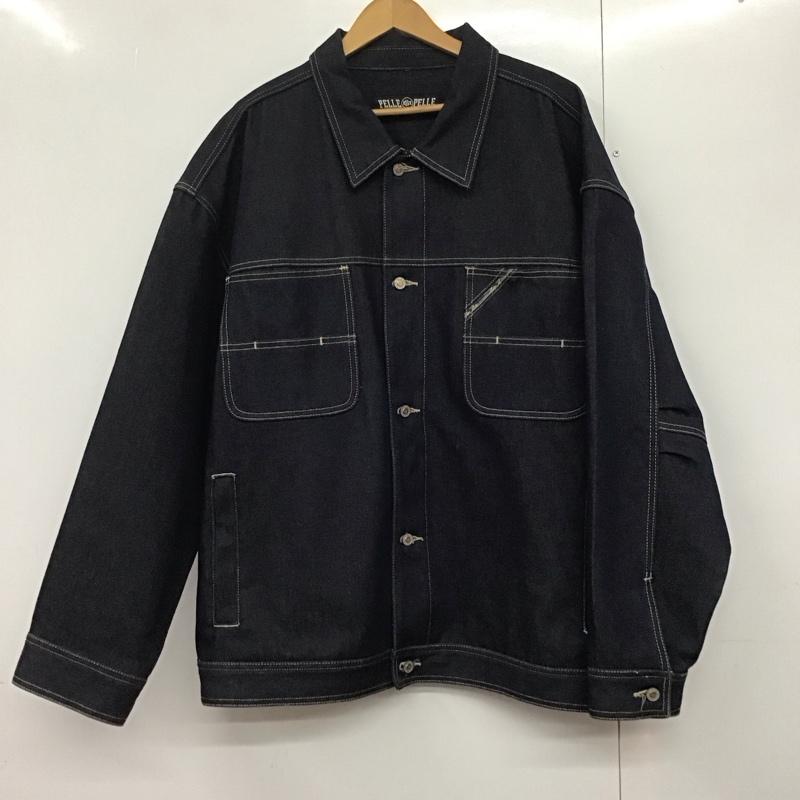 ペレペレ PELLEPELLE ジャケット、上着 ジャケット、ブレザー デニムジャケット Gジャン アウター カジュアルジャケット XXL 無地 インディゴ / インディゴ /  メンズ USED 古着 中古 10143522