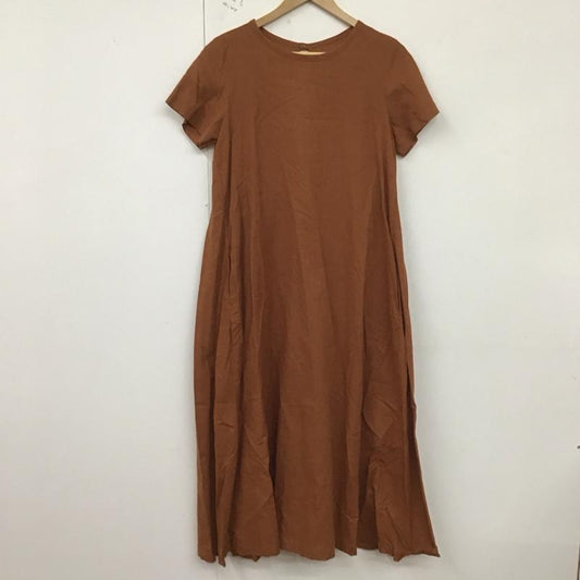 ローリーズファーム LOWRYS FARM ワンピース ロングスカート FREE 無地 茶 / ブラウン /  レディース USED 古着 中古 10128918