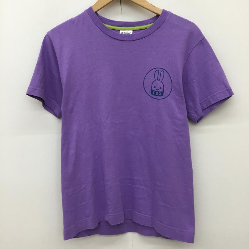 キューン CUNE Tシャツ 半袖 S キャラクター 紫 / パープル /  メンズ USED 古着 中古 10133771