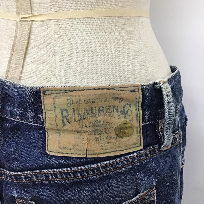 ラルフローレン RALPHLAUREN パンツ デニム、ジーンズ 27インチ 無地 インディゴ / インディゴ /  レディース USED 古着 中古 10121393