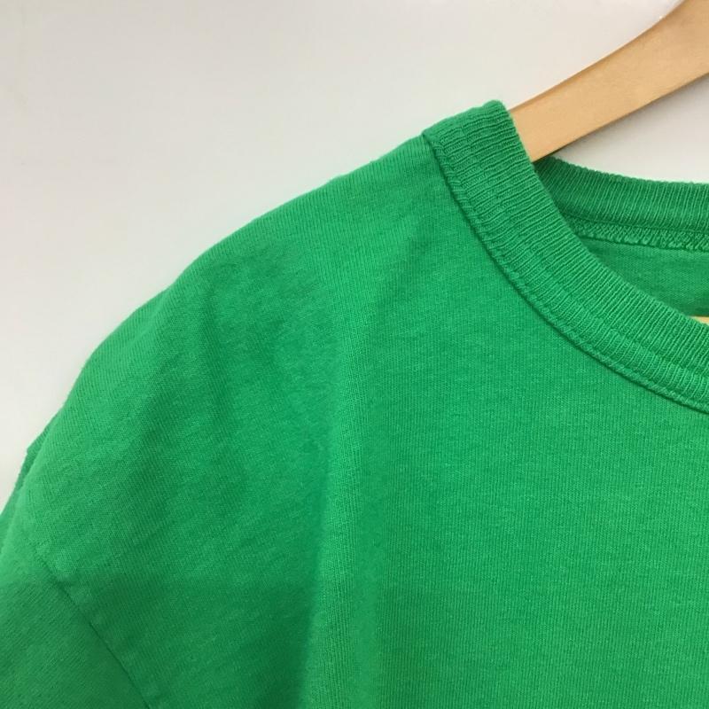 チャンピオン Champion Tシャツ 半袖 c5-b303 半袖カットソー 無地Tシャツ L 無地 緑 / グリーン /  メンズ USED 古着 中古 10141950
