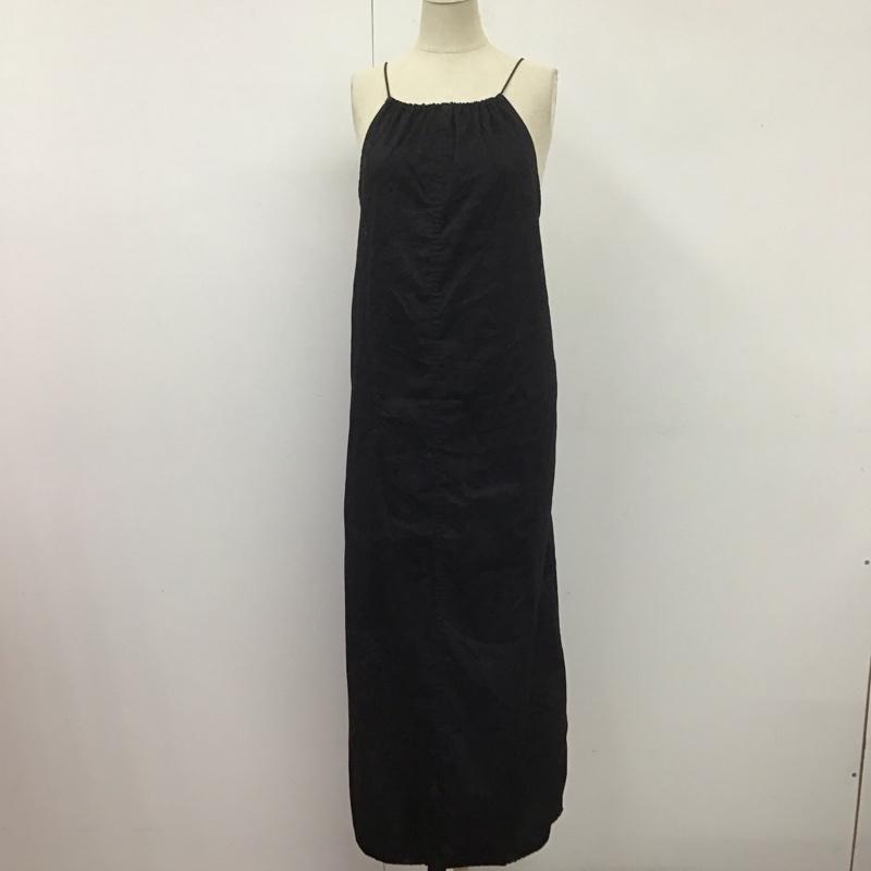 ザラ ZARA ワンピース ロングスカート 3378 210 800 ノースリーブ M 無地 黒 / ブラック /  レディース USED 古着 中古 10112951