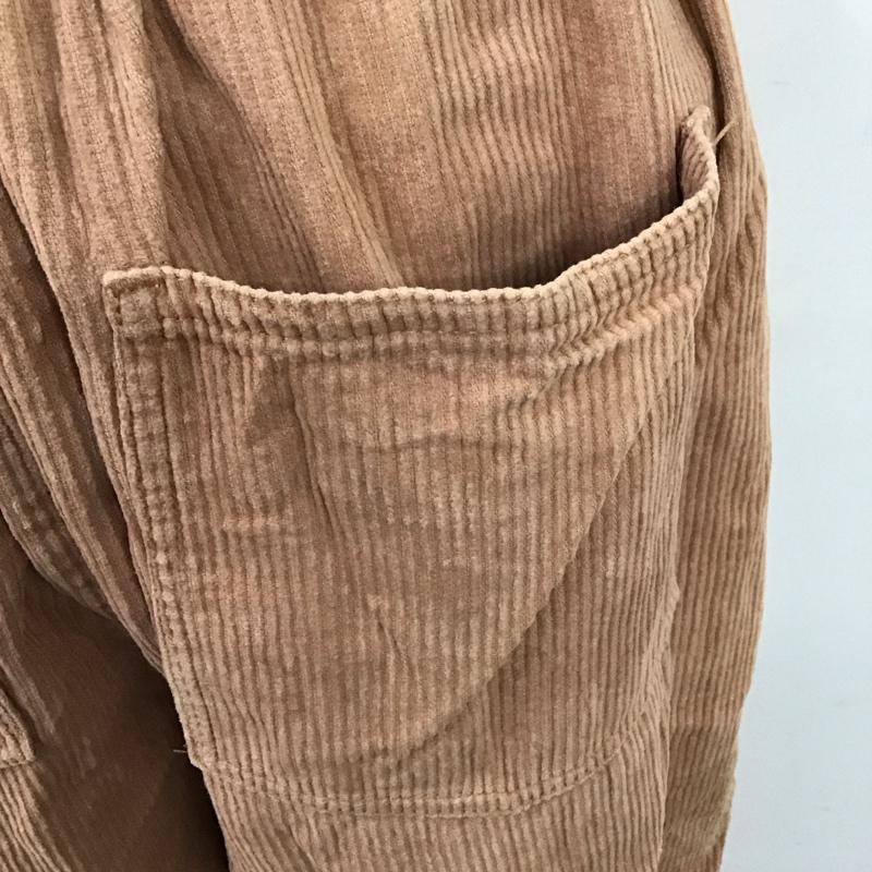 ニコアンド niko and... ボトムス ボトムス ST95CL07SW コーデュロイパンツ クライミングパンツ ワイドパンツ 3 無地 橙 / オレンジ /  レディース USED 古着 中古 10118021