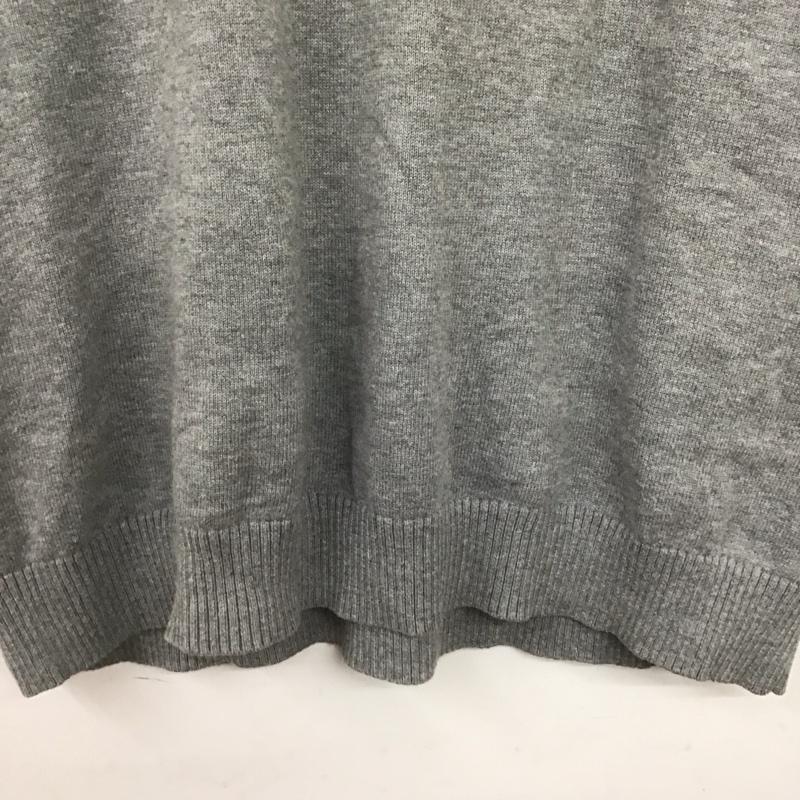 トミーヒルフィガー TOMMY HILFIGER ベスト ベスト ニットベスト ノースリーブカットソー プルオーバー M ロゴ、文字 灰 / グレー /  メンズ USED 古着 中古 10147304