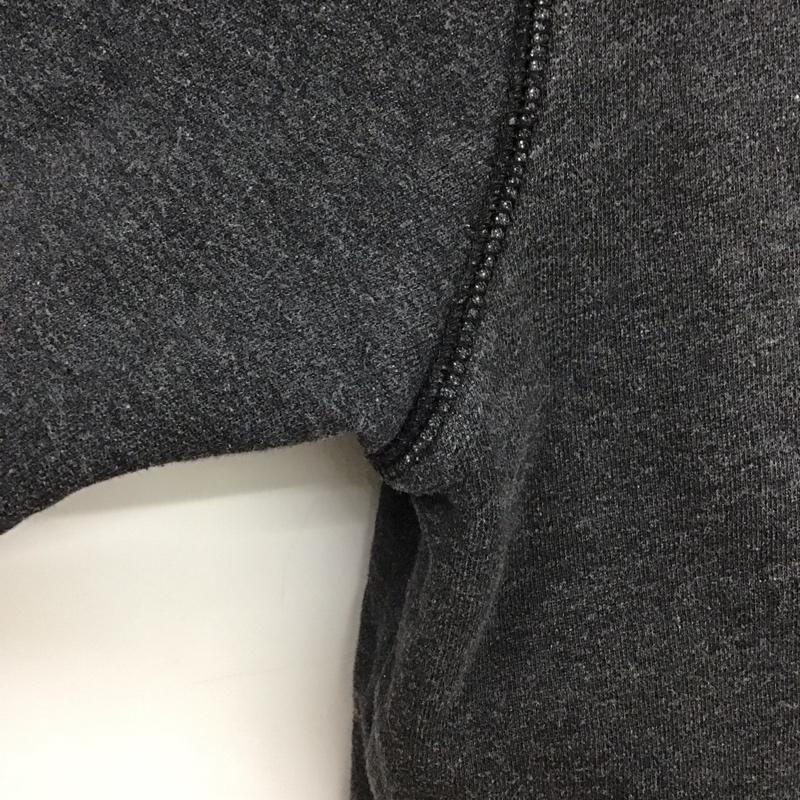 ステューシー STUSSY パーカー 長袖 長袖パーカー ジップアップパーカー L 無地 ダークグレー / ダークグレー /  メンズ USED 古着 中古 10148204