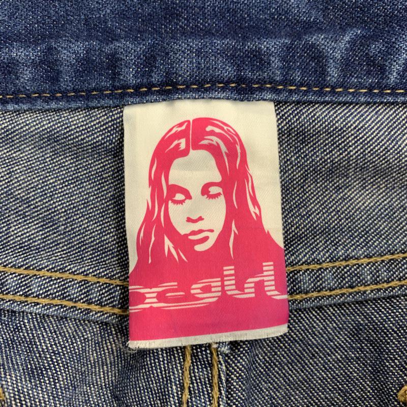 エックスガール X-girl パンツ デニム、ジーンズ 1 無地 インディゴ / インディゴ /  レディース USED 古着 中古 10041984