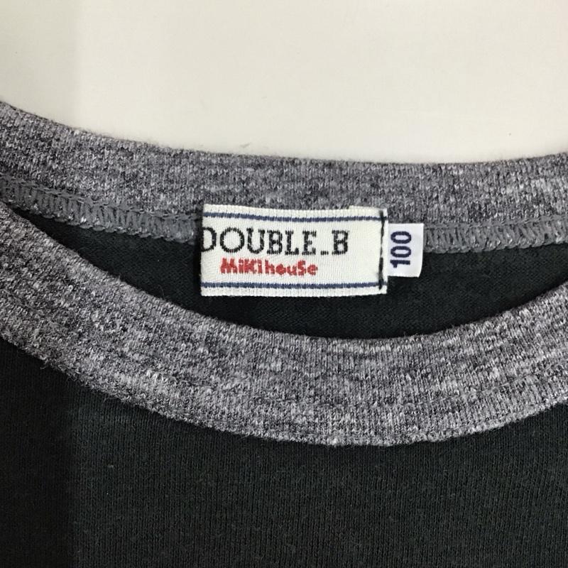 ダブルB Double B Tシャツ 七分袖 63-5202-561-13 ラグランスリーブ 星 キッズ 100cm 100cm ロゴ、文字 黒 / ブラック / X 青 / ブルー / X 黄 / イエロー /  ボーイズ USED 古着 中古 10116902