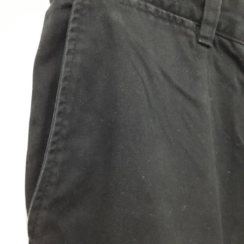 ショット schott パンツ チノパン チノパン カジュアルパンツ ワイドパンツ ストレートパンツ 31インチ 無地 黒 / ブラック /  メンズ USED 古着 中古 10115203