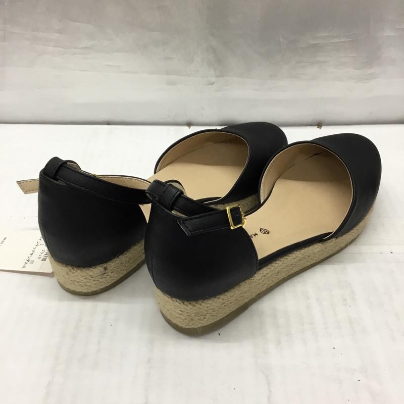 マジェスティックレゴン MAJESTIC LEGON サンダル サンダル 1055114710 ストラップ ポインテッドサンダル L 無地 黒 / ブラック /  レディース USED 古着 中古 10119663