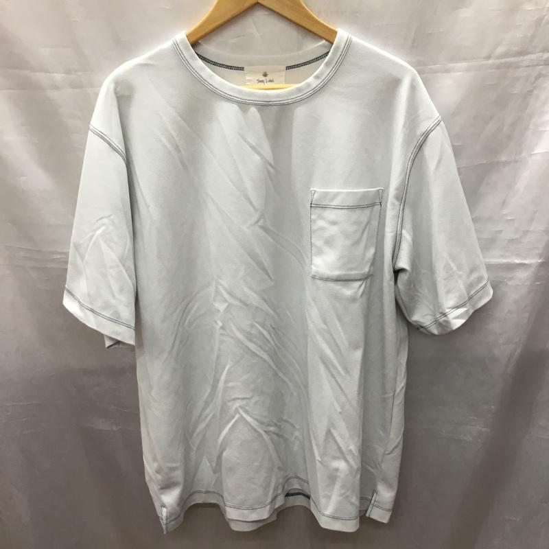 サニーレーベル Sonny Label Tシャツ 半袖 オーバーサイズ 胸ポケット 無地 水色 / ライトブルー /  メンズ USED 古着 中古 10119336