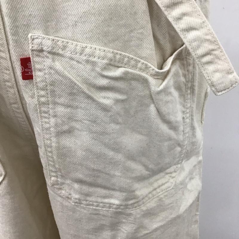 サマンサモスモスブルー Samansa Mos2 blue サロペット・オーバーオール サロペット、オーバーオール 1405430 ECO DENIM デニム FREE 無地 アイボリー / アイボリー /  レディース USED 古着 中古 10111448