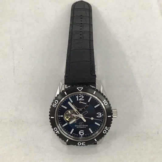 オリエントスター ORIENTSTAR 腕時計 アナログ（自動巻き） RK-AT0104E ロゴ、文字 黒 / ブラック /  メンズ USED 古着 中古 10134426