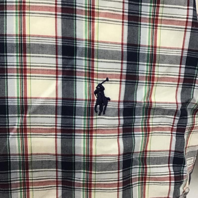 ラルフローレン RALPHLAUREN シャツ、ブラウス 半袖 半袖シャツ チェックシャツ カラーシャツ カジュアルシャツ ボタンダウンシャツ L チェック マルチカラー / マルチカラー /  メンズ USED 古着 中古 10112488