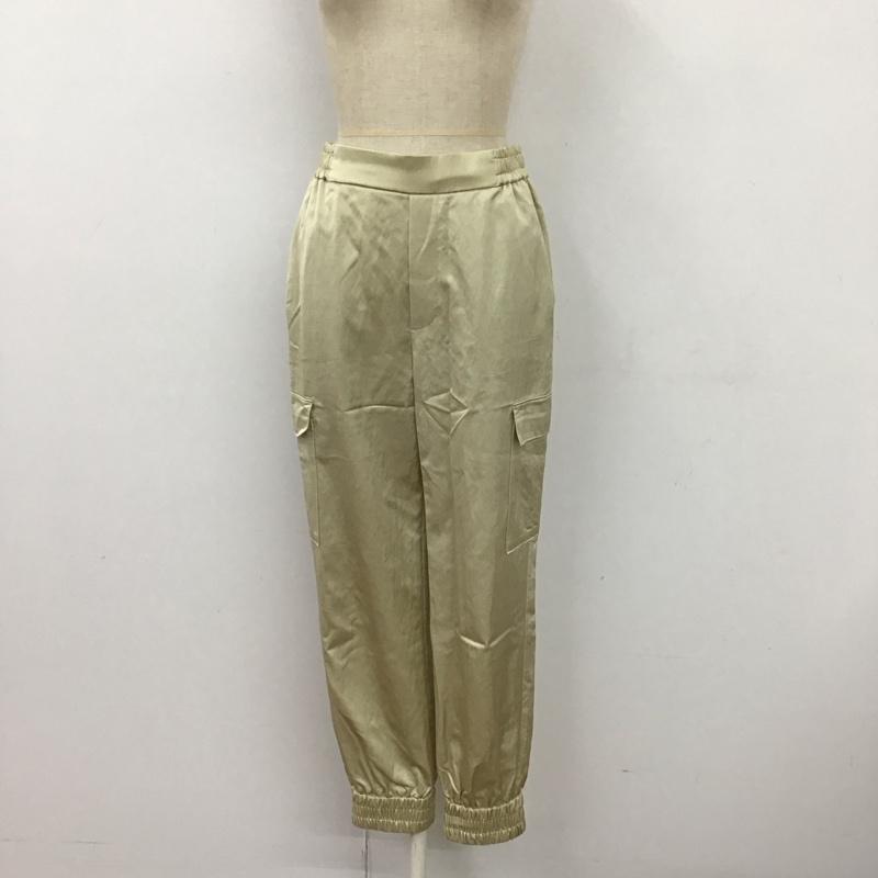 ウィムガゼット Whim Gazette パンツ ワークパンツ、ペインターパンツ カーゴパンツ サテンパンツ ワイドパンツ ワークパンツ ミリタリーパンツ FREE 無地 ベージュ / ベージュ /  レディース USED 古着 中古 10114915