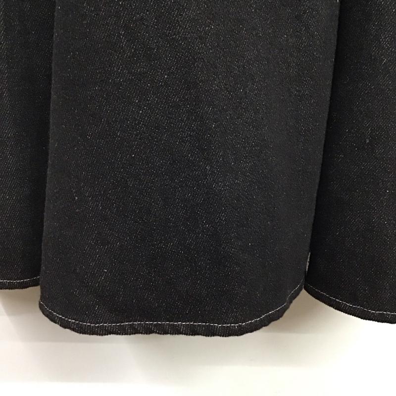 ムルーア MURUA ワンピース ロングスカート 012140302101 アシンメトリーパターンロングワンピース M 無地 黒 / ブラック /  レディース USED 古着 中古 10131526