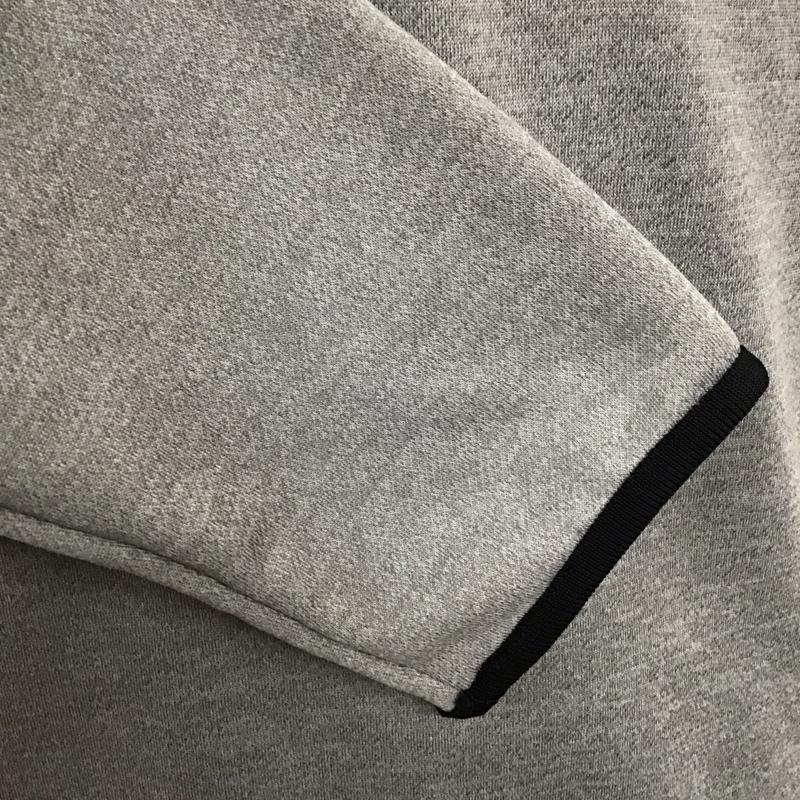 アディダス adidas トレーナー 長袖 AZ4795 スウェット ポケット付き L ロゴ、文字 灰 / グレー / X 黄 / イエロー /  メンズ USED 古着 中古 10123290