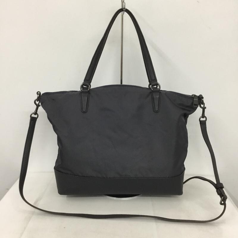 コーチ COACH トートバッグ トートバッグ F57902 ショルダーバッグ 2WAY ロゴ、文字 紺 / ネイビー /  レディース USED 古着 中古 10141039