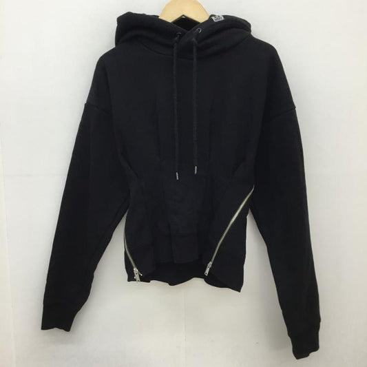 ミハラヤスヒロ MIHARAYASUHIRO パーカー 長袖 B05HD532 FREE 無地 黒 / ブラック /  レディース USED 古着 中古 10137302