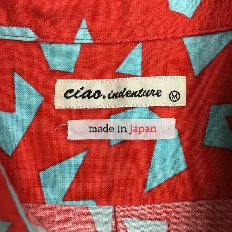 古着 USED シャツ、ブラウス 半袖 M 総柄 赤 / レッド /  メンズ USED 古着 中古 10108975