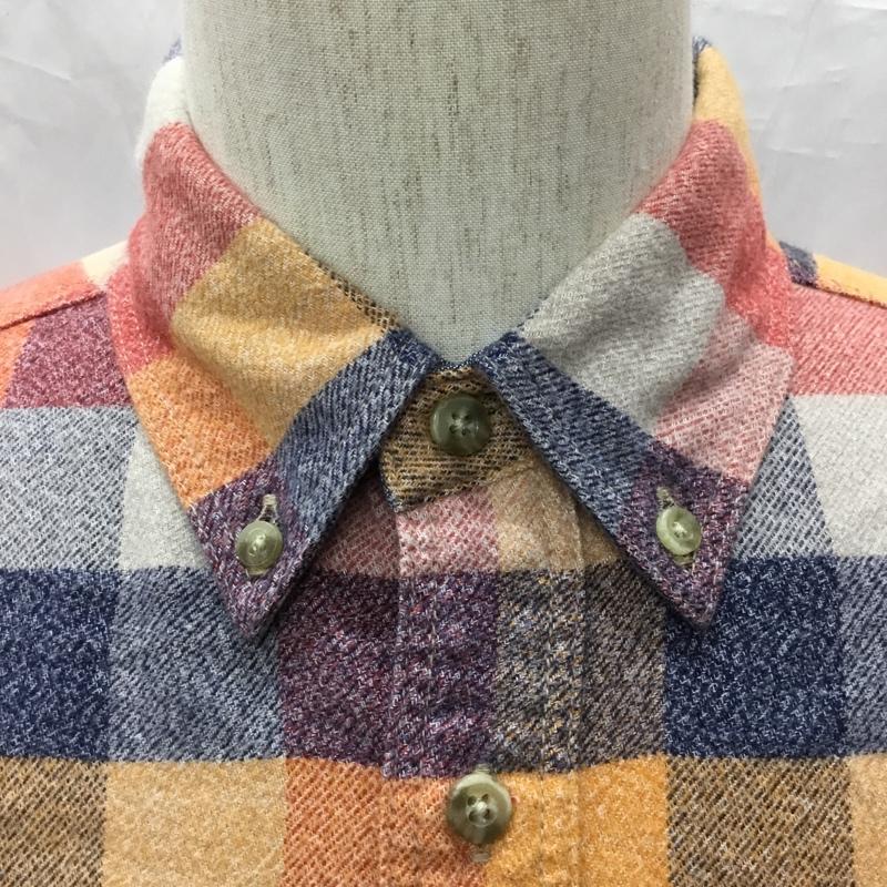 エディーバウアー Eddie Bauer シャツ、ブラウス 長袖 長袖シャツ カラーシャツ ポケットシャツ 長袖カットソー チェックシャツ S チェック マルチカラー / マルチカラー /  メンズ USED 古着 中古 10114806