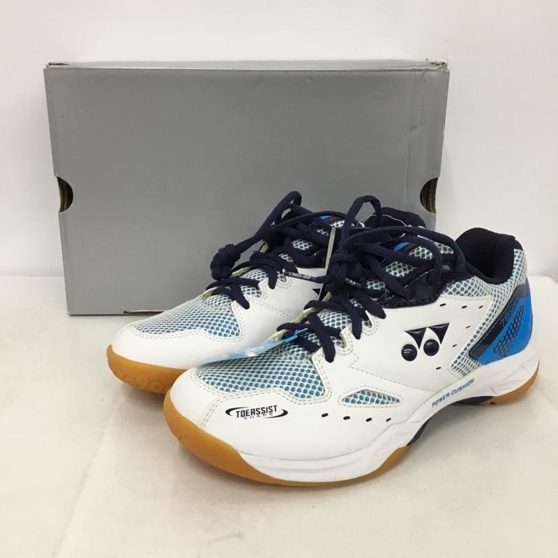 ヨネックス YONEX スニーカー スニーカー SHB769SF パワークッション769SF バドミントンシューズ 24.5cm 箱有 24.5cm ロゴ、文字 白 / ホワイト / X 青 / ブルー / X 紺 / ネイビー /  レディース USED 古着 中古 10147948