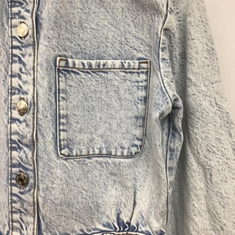 ザラ ZARA ワンピース ロングスカート デニムワンピース S 無地 水色 / ライトブルー /  レディース USED 古着 中古 10150653