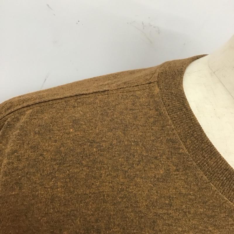 カーハート Carhartt Tシャツ 半袖 K87-M Tシャツ 半袖カットソー クルーネックカットソー L ロゴ、文字 茶 / ブラウン /  メンズ USED 古着 中古 10112529