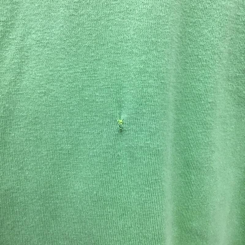 トミーヒルフィガー TOMMY HILFIGER Tシャツ 半袖 クルーネック XS ロゴ、文字 緑 / グリーン /  メンズ USED 古着 中古 10116809