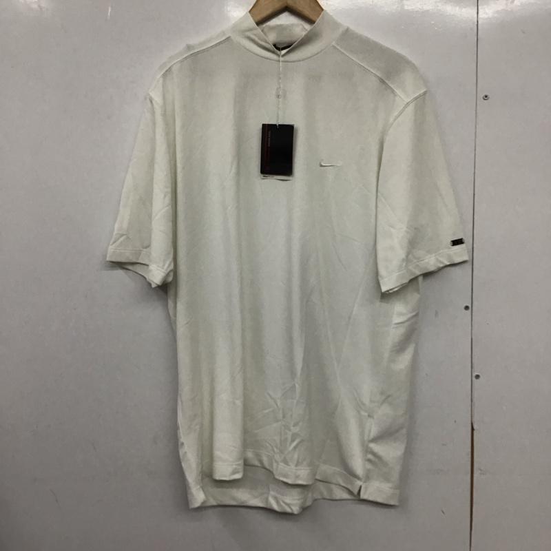 ナイキ NIKE Tシャツ 半袖 半袖カットソー スポーツウェア タイガーウッズ XL ロゴ、文字 白 / ホワイト /  メンズ USED 古着 中古 10150681