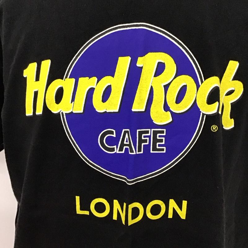 ハードロックカフェ HARD ROCK CAFE Tシャツ 半袖 XL ロゴ、文字 X プリント 黒 / ブラック /  メンズ USED 古着 中古 10113974