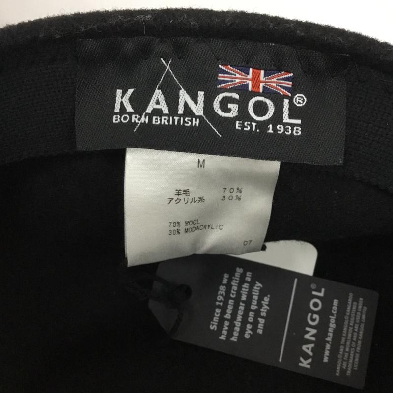 カンゴール KANGOL 帽子 ハンチング K0875FA SEAMLESS WOOL 507 タグ付き ロゴ、文字 黒 / ブラック /  メンズ USED 古着 中古 10125222