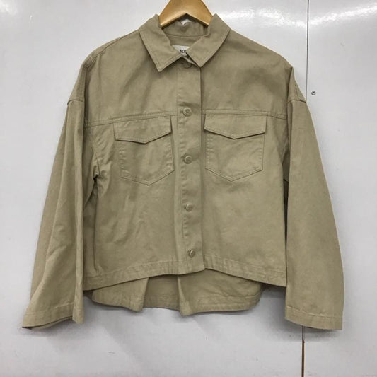 スライ SLY ジャケット、上着 ジャケット、ブレザー 030DSH30-1920 WIDE SLEEVE SHORT MILITARY JK FREE 無地 ベージュ / ベージュ /  レディース USED 古着 中古 10140532