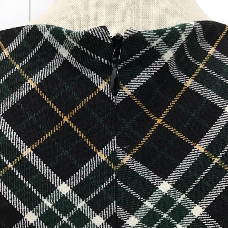 ザラウーマン ZARA WOMAN ワンピース ロングスカート ノースリーブロングワンピース フレアスカートワンピース 総柄スカート S チェック マルチカラー / マルチカラー /  レディース USED 古着 中古 10117934