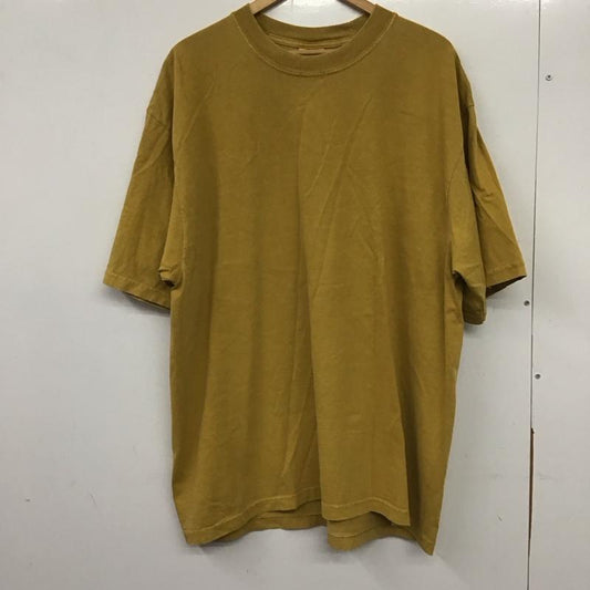 シャカウエア Shaka wear Tシャツ 半袖 半袖カットソー 無地Tシャツ クルーネックカットソー XL 無地 黄 / イエロー /  メンズ USED 古着 中古 10138100