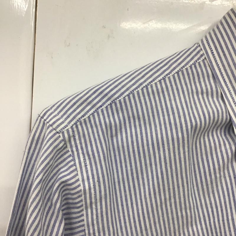 ポロバイラルフローレン Polo by RALPH LAUREN シャツ、ブラウス 長袖 ボタンダウンシャツ 80s ストライプ 白 / ホワイト / X 水色 / ライトブルー /  メンズ USED 古着 中古 10131360